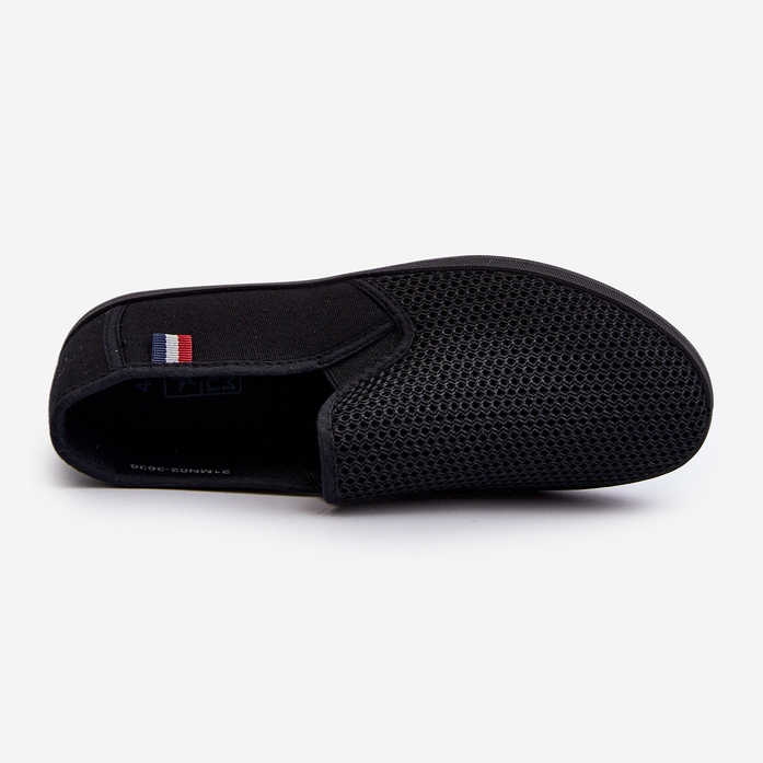 Openwork sneakers til mænd Sneakers Sort Koboru 1