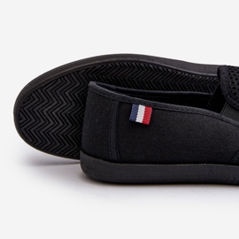 Openwork sneakers til mænd Sneakers Sort Koboru 2