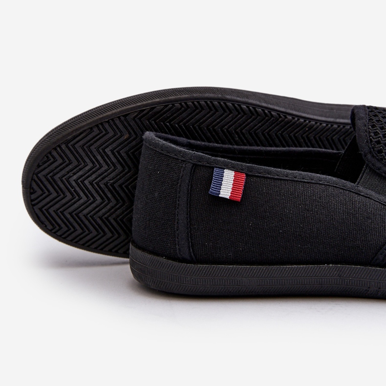 Openwork sneakers til mænd Sneakers Sort Koboru 2