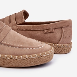 Herre Eco Ruskind Espadrilles Big Star NN174049 Beige brun 1