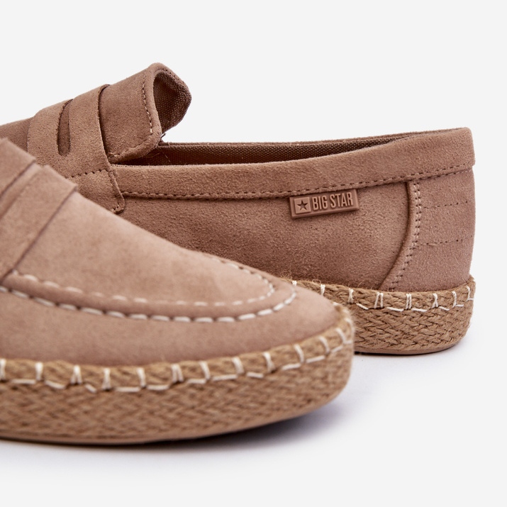 Herre Eco Ruskind Espadrilles Big Star NN174049 Beige brun 1