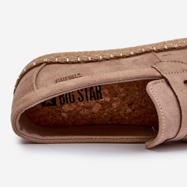 Herre Eco Ruskind Espadrilles Big Star NN174049 Beige brun 2