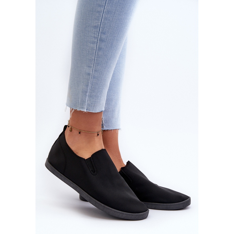 Slip-On Sneakers til kvinder Sort Lovinia 2