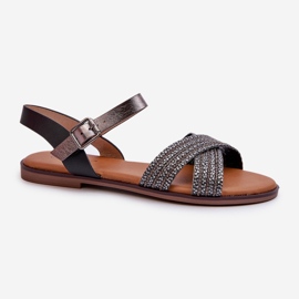 S.Barski MY923 Flade sandaler til kvinder Sort 1