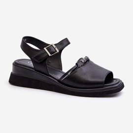 Damesandaler Vinceza 66624 sort 1