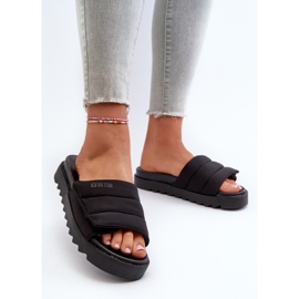 Platform flip-flops til kvinder Big Star NN274772 Sort 4