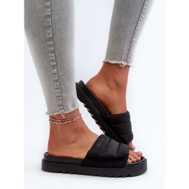 Platform flip-flops til kvinder Big Star NN274772 Sort 8