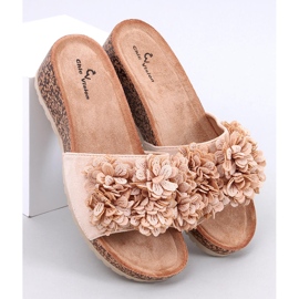 Minass Beige blomsterkilemuldyr 1