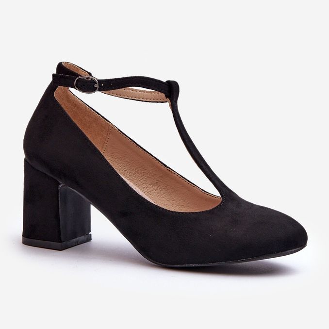 Sort Raniyah Eco Suede Hæl Pumps 1
