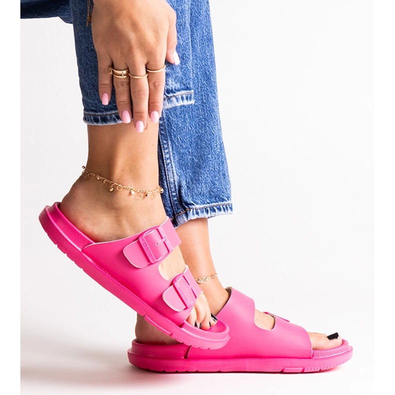 Mørkelyserøde Big Star NN274A754 flip-flops 1