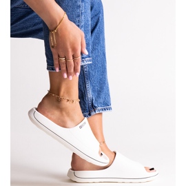 White Big Star NN274A043 flip-flops hvid 1