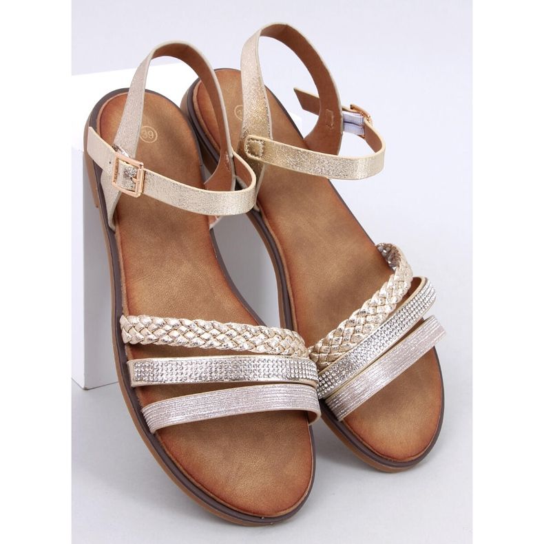 Pasini Gold damesandaler gylden 1