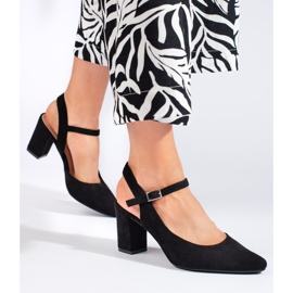 Stilfulde sorte pumps til kvinder fra Sergio Leone 1
