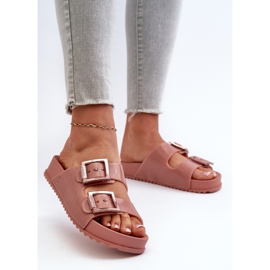 Smooth flip-flops til kvinder ZAXY HH285156 Dirty Pink lyserød 1