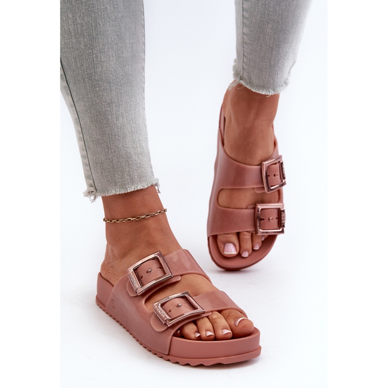 Smooth flip-flops til kvinder ZAXY HH285156 Dirty Pink lyserød 2