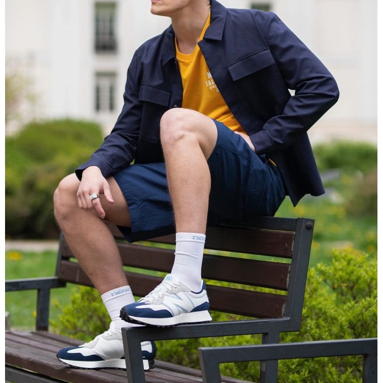 New Balance MS327NF sportssneakers, hvide 6