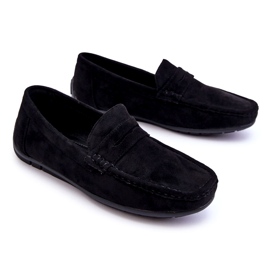 Confly Mænds ruskind sorte loafers 2