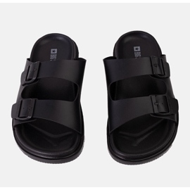 Sorte flip-flops til mænd Big Star NN174597 906 1