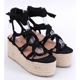 Platform espadriller fra Manon Black sort 1