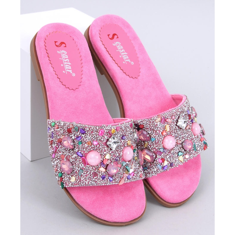 Abriel Fuchsia stenflip-flops lyserød 1