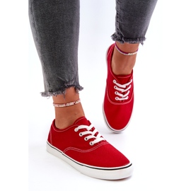 Klassiske røde sneakers til kvinder 2