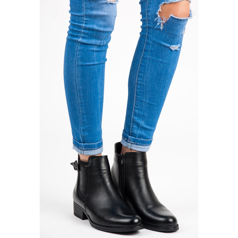 Vices New Collection Sorte lave støvler 2