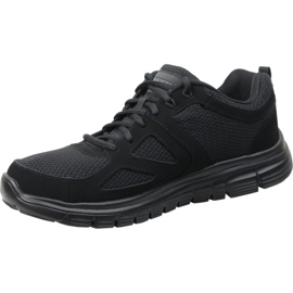 Skechers Burns 52635-BBK sko sort 1