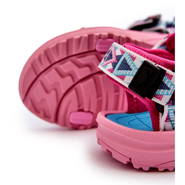 Pigeres velcro Sandaler Lee Cooper LCW-24-34-2600 Pink lyserød 1