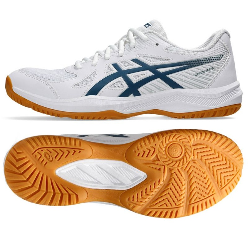Asics Upcourt 6 M 1071A104 100 volleyballsko hvid 1