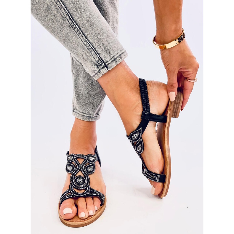 Marion Black damesandaler sort 2