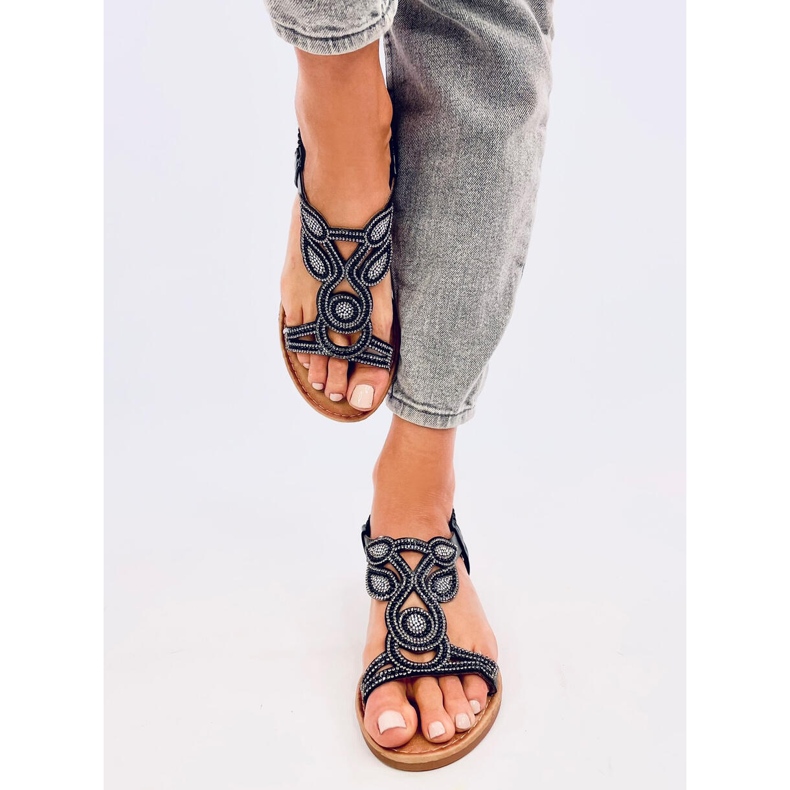 Marion Black damesandaler sort 1