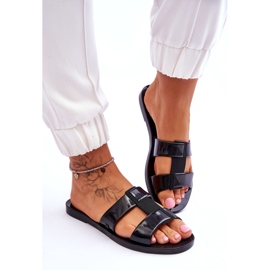 Kvinders veganske flip -flops zaxy jj285263 sort 4