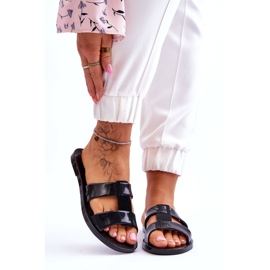 Kvinders veganske flip -flops zaxy jj285263 sort 1