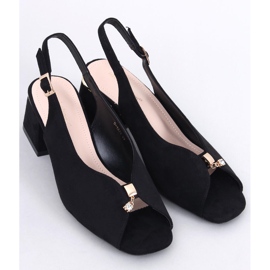 Floris Black højhælede sandaler sort 1