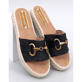 Maters Sorte espadrille flip-flops 1
