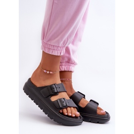 EVento Foam flip-flops til kvinder på Black Melorea Platform sort 1