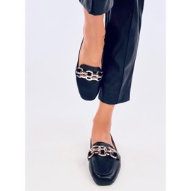 Bianca Black dame loafers sort 1