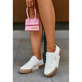 Lave sneakers til kvinder, hvid Enalae 2