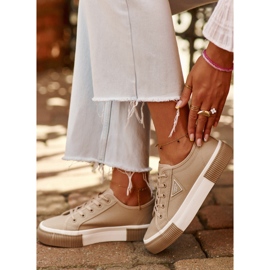 Lave sneakers til kvinder Brown Enalae brun 1