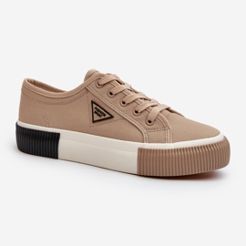 Lave sneakers til kvinder Brown Enalae brun 4