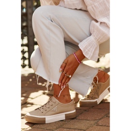Lave sneakers til kvinder Brown Enalae brun 8