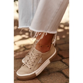 Lave sneakers til kvinder Brown Enalae brun 9