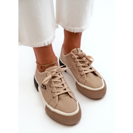 Lave sneakers til kvinder Brown Enalae brun 6