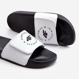 Flip-flops til børn 4FJMM00FFLIF042-10S hvid og sort 1