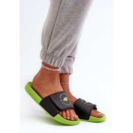 Drenge flip-flops 4FJMM00FFLIM043-72N sort-grøn 2