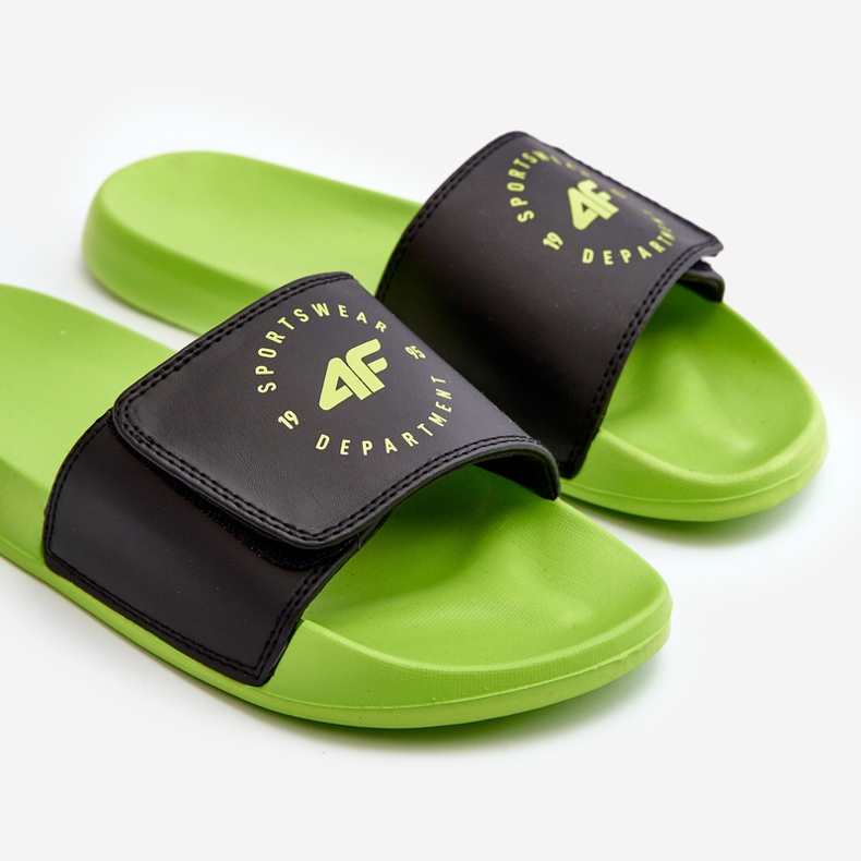 Drenge flip-flops 4FJMM00FFLIM043-72N sort-grøn 1