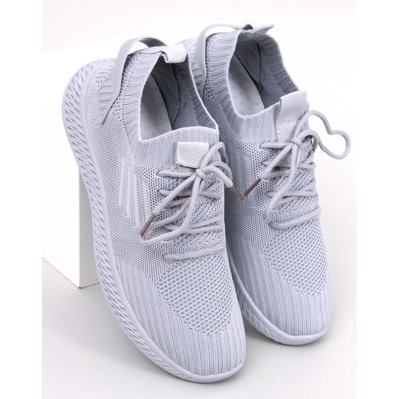 Sigart Gris sock sportssko grå 1