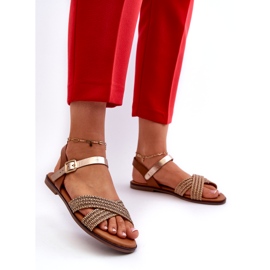 S.Barski MY923 Flade sandaler til kvinder, brune 1