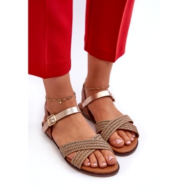 S.Barski MY923 Flade sandaler til kvinder, brune 3