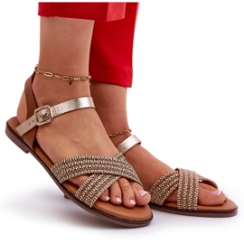 S.Barski MY923 Flade sandaler til kvinder, brune 4